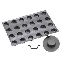 Silikon Orta Yuvarlak Mekik Kalıbı 40x60 cm Flexipan 2269