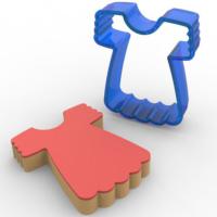 Elbise Polikarbon Kopat Kurabiye Kalıbı