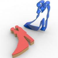 Gelin Damat Polikarbon Kopat Kurabiye Kalıbı