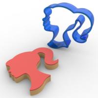 Kadın Polikarbon Kopat Kurabiye Kalıbı