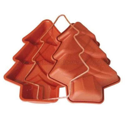 Ağaç Figürlü Silikon Pasta ve Kek Kalıbı Flexipan SFT203