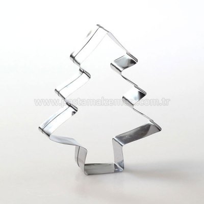 Çam Ağacı Figürlü Metal Kurabiye Kalıbı