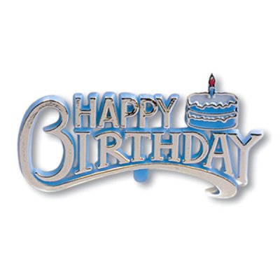 Happy  Bırthday Plaket Mumlu