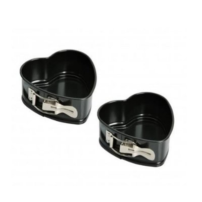 Kaiser 2 li Kalp Kelepçeli Kek Kalıbı