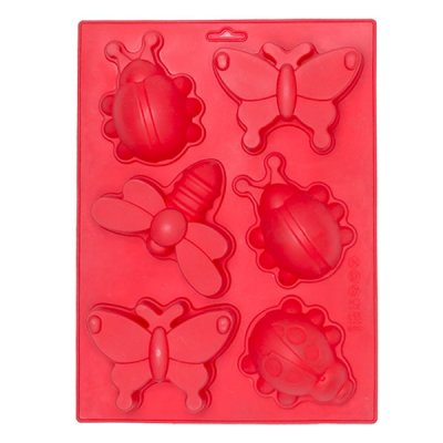Kelebek, Uğur Böceği Ve Arı Silikon Pasta Kek Kalıbı