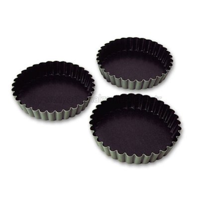 Sabit Taban Teflon Tart Kalıbı 9 cm
