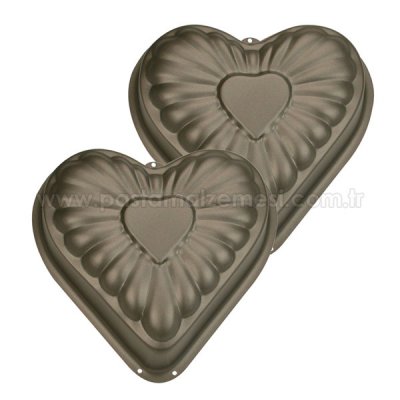 Stadter Kalp Şekilli Mini Kek Kalıbı 8cm