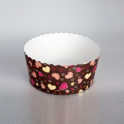 YUVARLAK KEK KALIBI - KALPLİ (Ø:120 x h:55 mm)