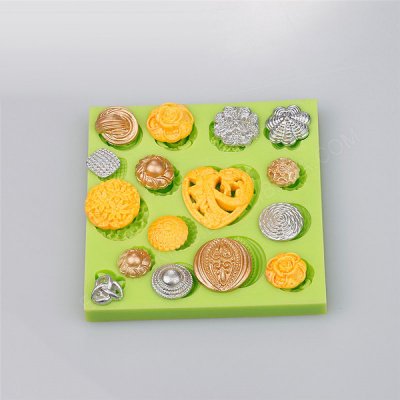 14'lü Broşlar Silikon Kalıbı