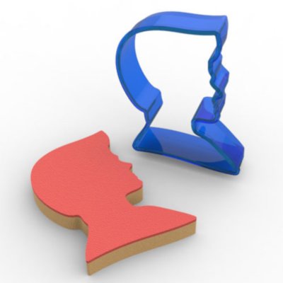 Adam Polikarbon Kopat Kurabiye Kalıbı