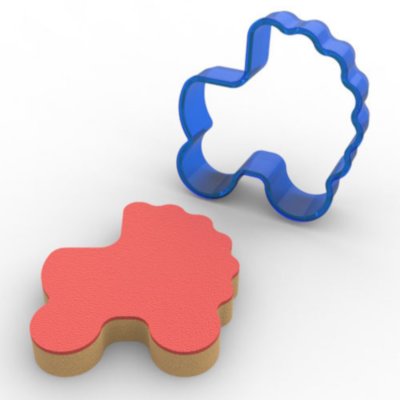 Bebek Arabası Polikarbon Kurabiye Kalıbı